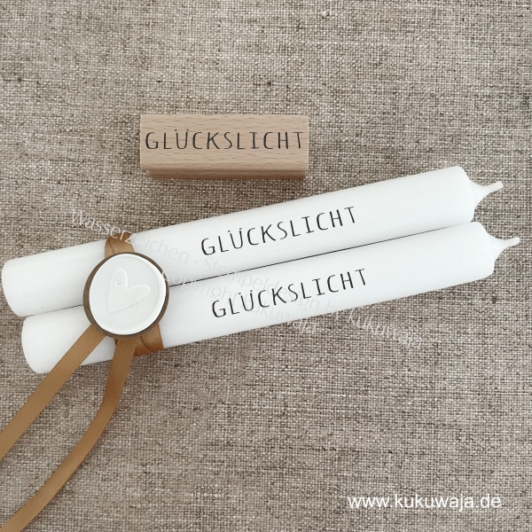 Textstempel Glückslicht_